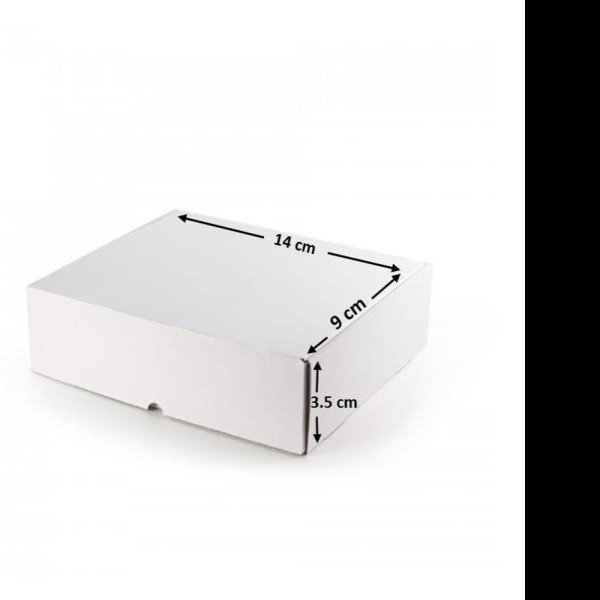 CAJA BLANCA PADI 0 14X9X3.5CM. JGO E10